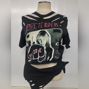 Pretenders Rock Band Concert Tee Upcycled